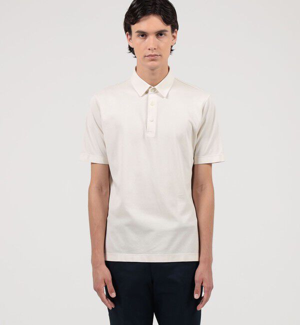 TOMORROWLAND MENS「ギザコットン メッシュポロシャツ」|ポロシャツ|