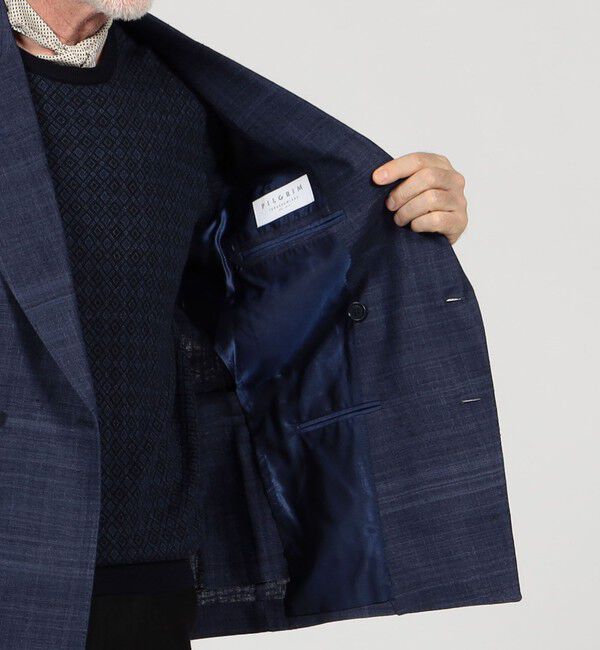 TOMORROWLAND MENS「【別注】De Petrillo SIBILLA シルクネップ ダブルブレステッド6Bジャケット」|テーラードジャケット|
