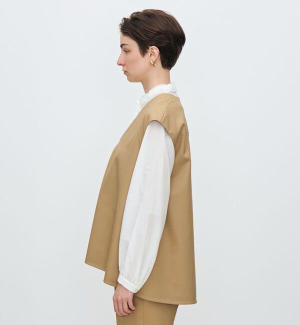 TOMORROWLAND collection「スーパーウールウィーブ Vネックトップス」|シャツ・ブラウス|