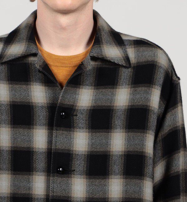 TOMORROWLAND MENS「【別注】PENDLETON コットンカシミヤ シャツジャケット」|ブルゾン・スタジャン|