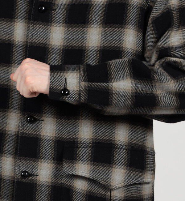 TOMORROWLAND MENS「【別注】PENDLETON コットンカシミヤ シャツジャケット」|ブルゾン・スタジャン|