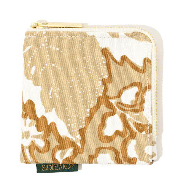 SOULEIADO「SOULEIADO コットンオックス フラットポーチ」|ポーチ|42 ライトベージュ系