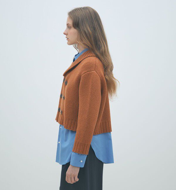 MACPHEE「ダブルフェイス ダブルブレストカーディガン」|カーディガン|