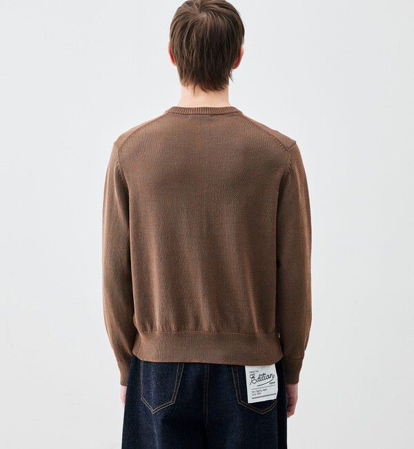 Edition「コットンナイロン シャンブレーニットカーディガン」|カーディガン|