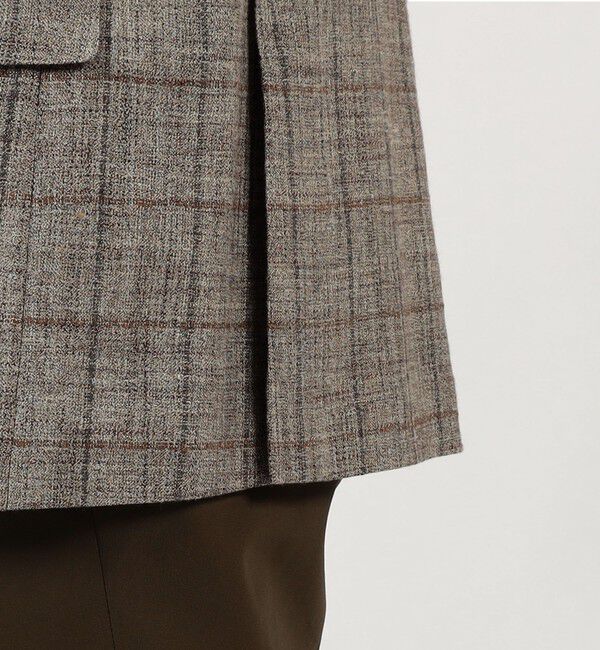 TOMORROWLAND MENS「レーヨンシルクリネン シングルブレステッド 2Bジャケット」|テーラードジャケット|