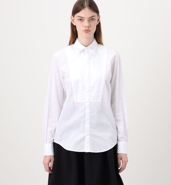 TOMORROWLAND BUYING WEAR「BOURRIENNE ELEGANCE SEERSUCKER シアサッカーシャツ」|シャツ・ブラウス|