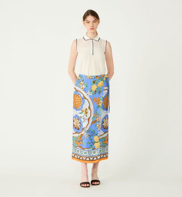 Ballsey「【別注】manipuri for Ballsey Antique Recipe ラップスカート」|スカート|