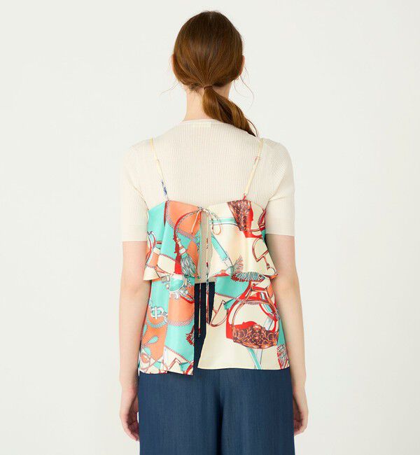 Ballsey「【別注】manipuri for Ballsey Pirouettes キャミソールブラウス」|シャツ・ブラウス|