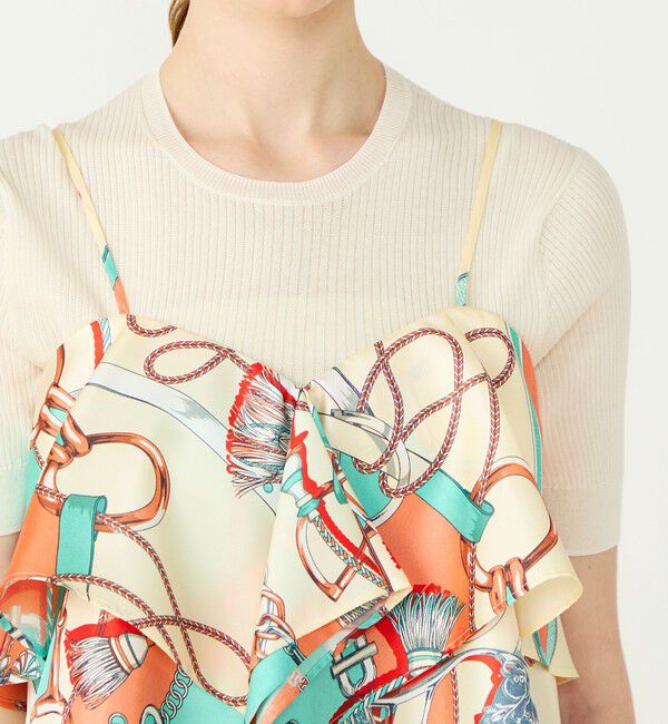 Ballsey「【別注】manipuri for Ballsey Pirouettes キャミソールブラウス」|シャツ・ブラウス|