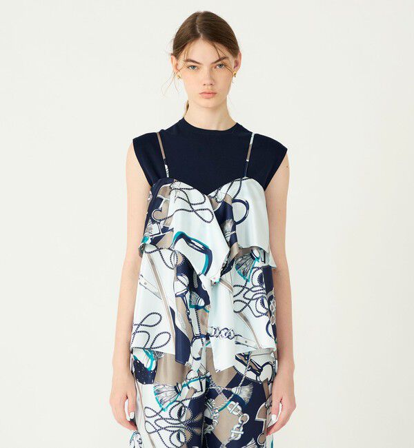 Ballsey「【別注】manipuri for Ballsey Pirouettes キャミソールブラウス」|シャツ・ブラウス|