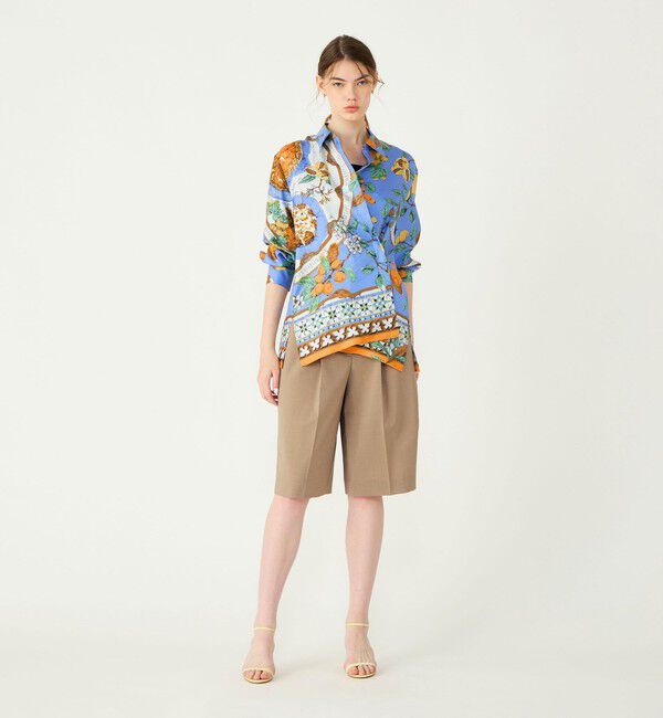 Ballsey「【別注】manipuri for Ballsey Antique Recipe カシュクールブラウス」|シャツ・ブラウス|