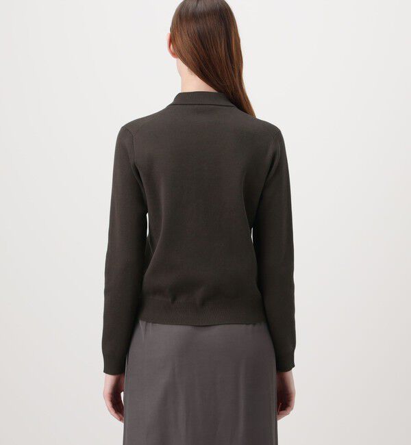 Edition「ELS cotton ポロカーディガン」|カーディガン|