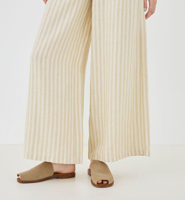 GALERIE VIE「リノヘリンボーン イージーワイドパンツ」|その他|