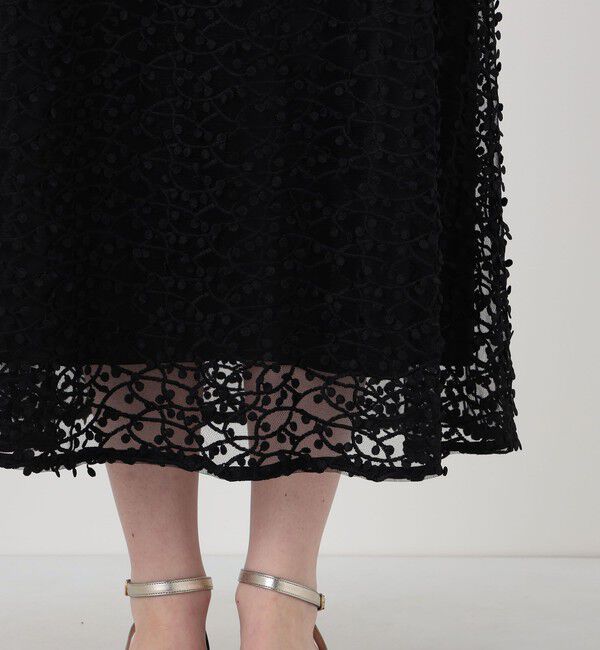 Ballsey「ダングルチュール トラペーズスカート」|台形|