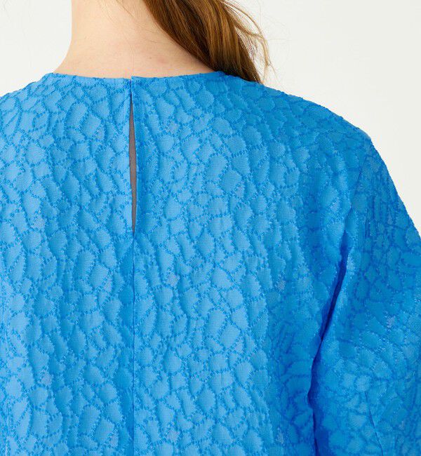 Ballsey「バブルジャカード ランタンスリーブブラウス」|シャツ・ブラウス|