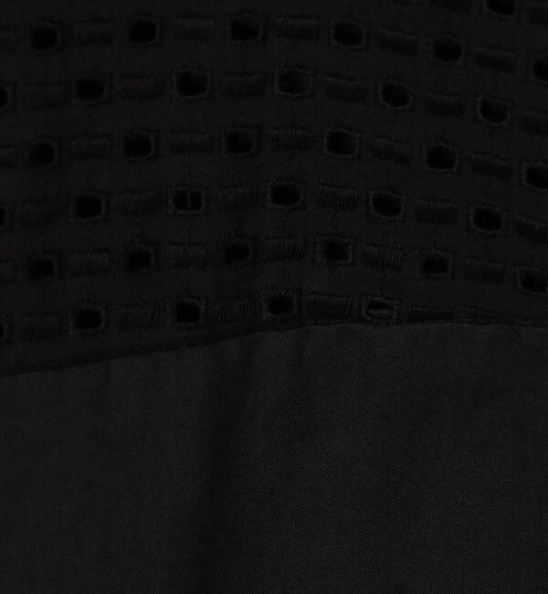 TOMORROWLAND collection「スクエアエンブロイダリー コンビネーションブラウス」|シャツ・ブラウス|