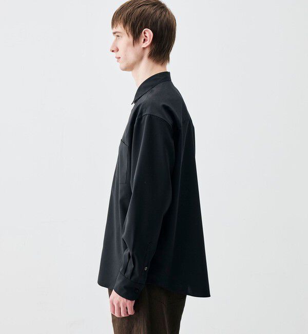 Edition「Super120's ウォッシャブルウール リラックスシャツ」|シャツ・ブラウス|