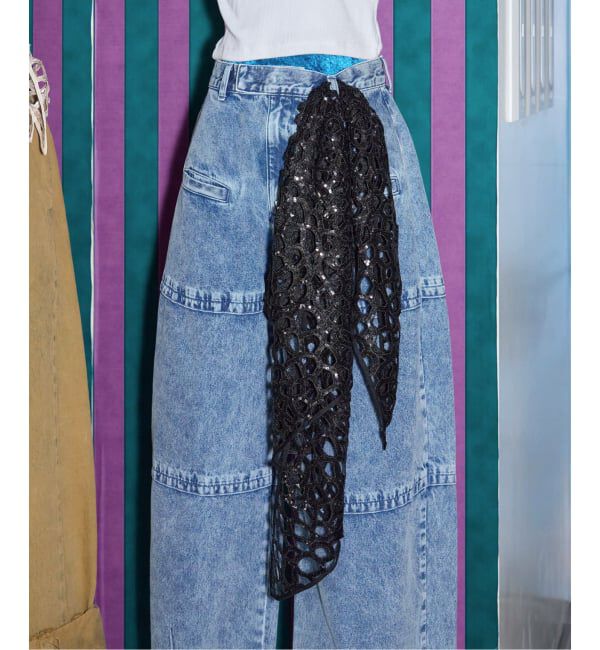  「LIVINGTONE SPANGLE SCARF LT-ACC01-10：スカーフ」|バンダナ・スカーフ|