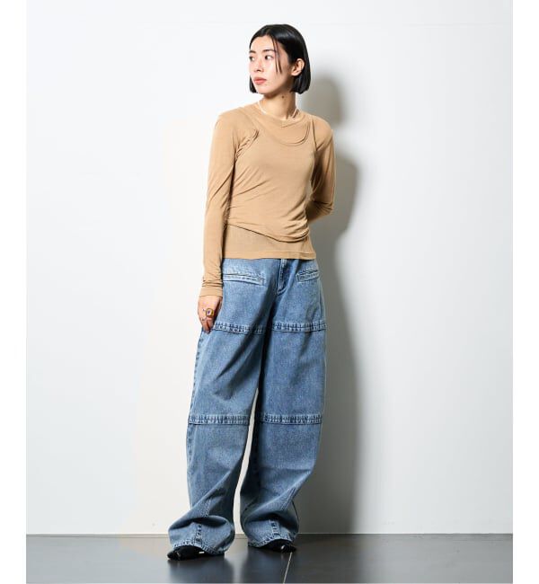  「LIVINGTONE COLETTE T-COLETTE-10：デニムパンツ」|デニム|