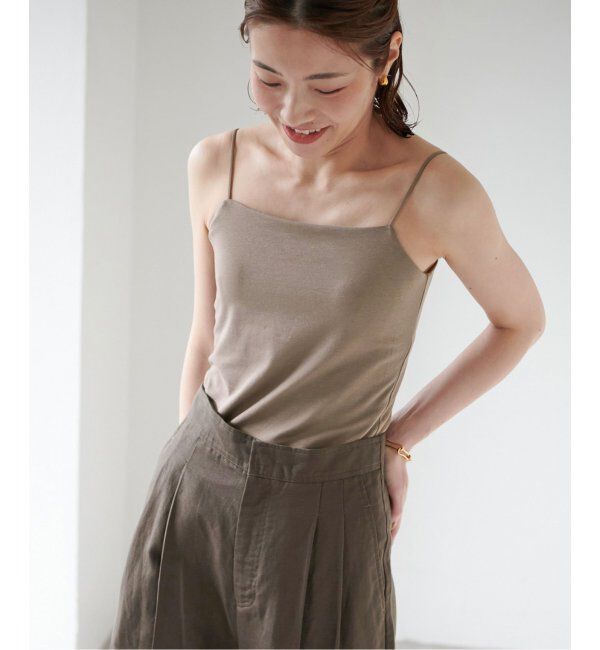 EMILYWEEK「《追加》オーガニックコットン混 ストレッチブラキャミソール」|インナー|