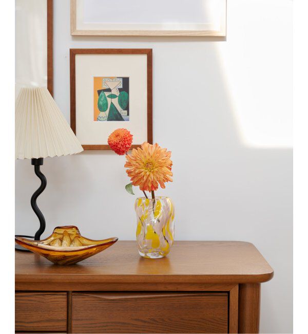 journal standard Furniture「GLASS VASE FORS　フラワーベース 花器 花瓶」|その他|イエロー