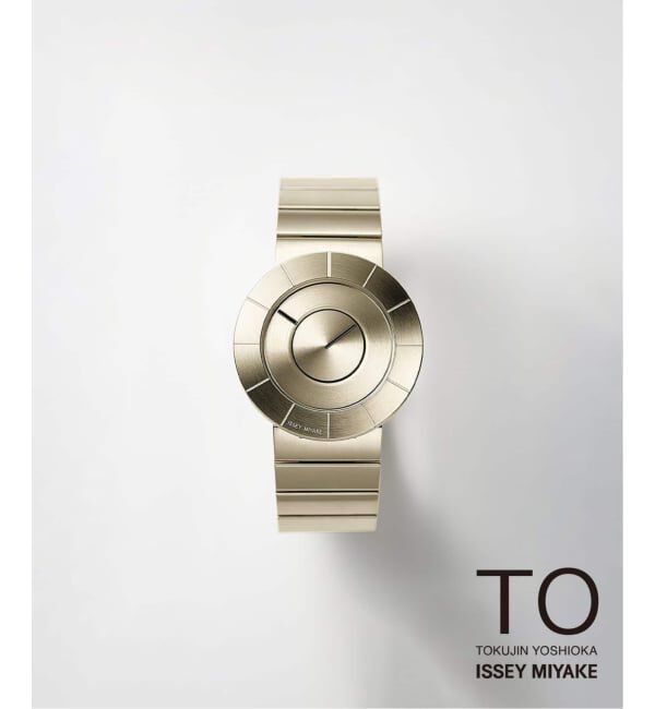 HIROB「Web限定 ISSEY MIYAKE TO NY0N005 Gold」|腕時計|ゴールド
