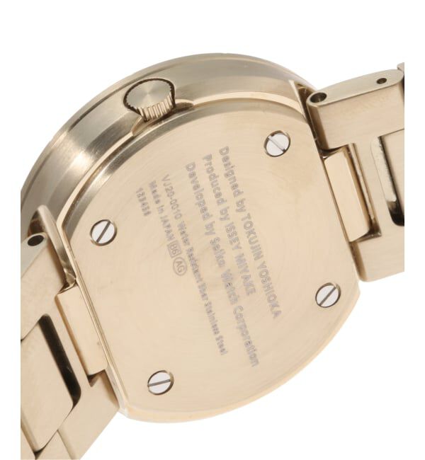 HIROB「Web限定 ISSEY MIYAKE TO NY0N005 Gold」|腕時計|