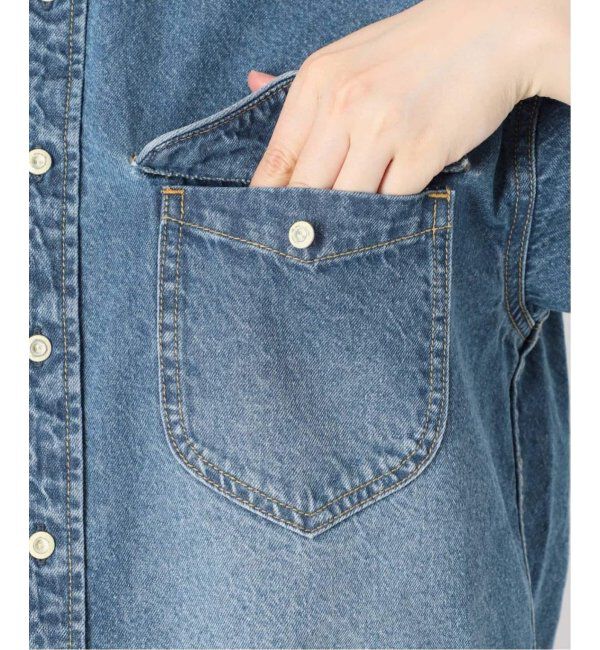 SLOBE IENA「《追加2》LE DENIM BDUシャツ」|シャツ・ブラウス|