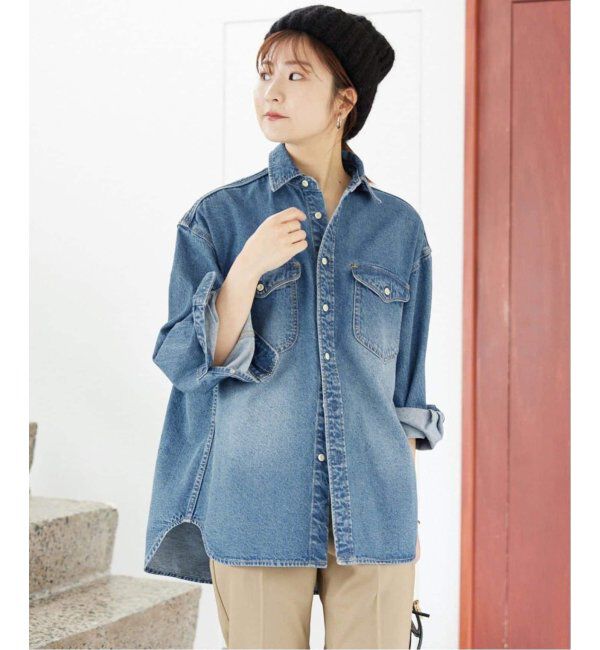 SLOBE IENA「《追加2》LE DENIM BDUシャツ」|シャツ・ブラウス|