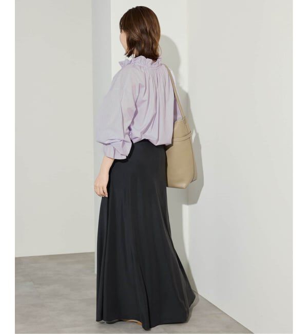 SLOBE IENA「《3サイズ展開/追加2》フィブリルマーメイドフレアスカート」|スカート|
