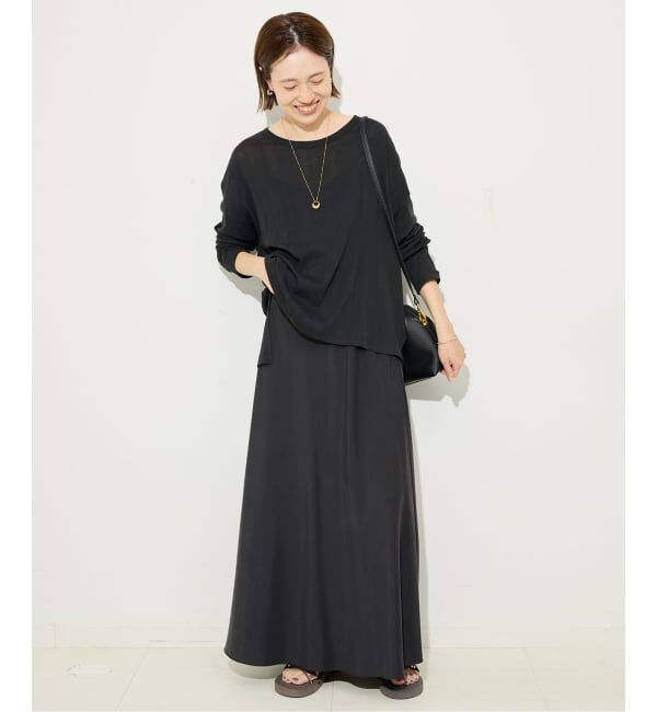 SLOBE IENA「《3サイズ展開/追加2》フィブリルマーメイドフレアスカート」|スカート|