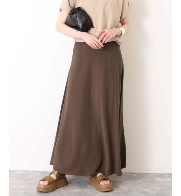 SLOBE IENA「《3サイズ展開/追加2》フィブリルマーメイドフレアスカート」|スカート|