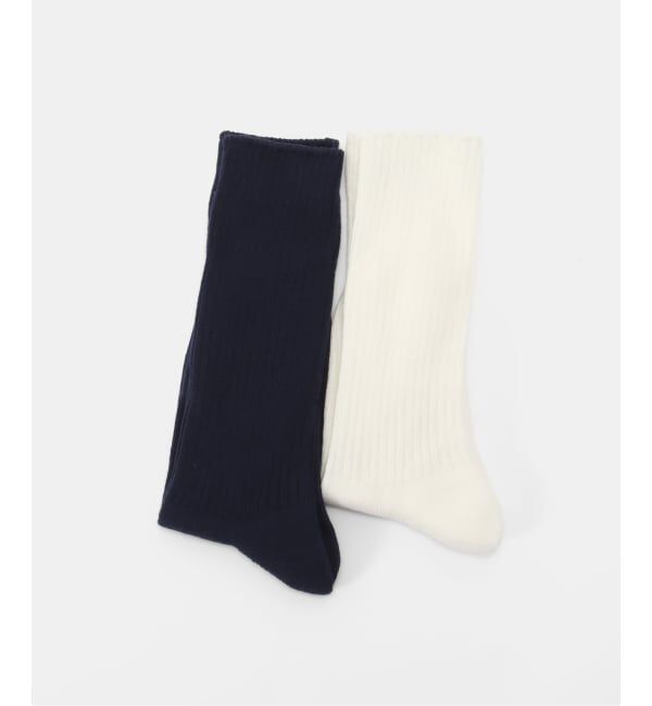 SLOBE IENA「《2枚セット》ルーズリブソックス 2SET」|ソックス|