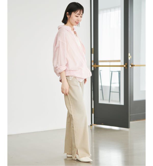 SLOBE IENA「《追加》サテンレースキャミソール」|キャミソール|