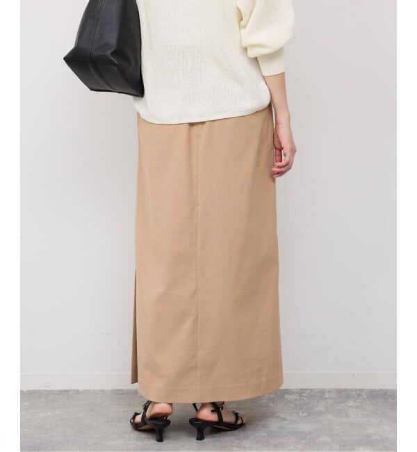 SLOBE IENA「《シリーズあり》リネンmixストレッチタイトスカート」|スカート|
