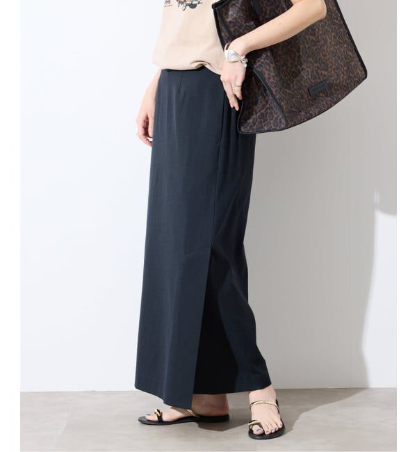 SLOBE IENA「《シリーズあり》リネンmixストレッチタイトスカート」|スカート|