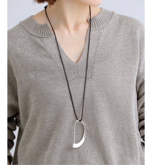 IENA「《追加予約》JAMIRAY/ジャミレイ MODERN CURVE PIN NL ネックレス」|ネックレス|