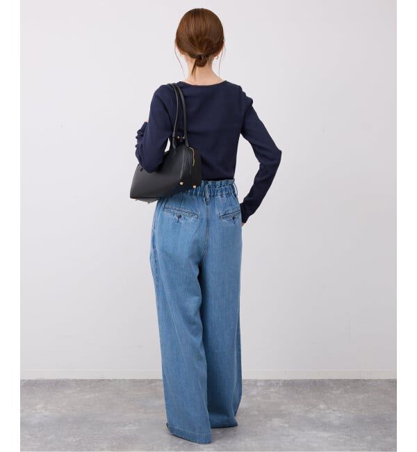 SLOBE IENA「スクエアネックテレコプルオーバー」|Tシャツ・カットソー|