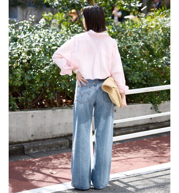 SLOBE IENA「LEVI'S/リーバイス RIBCAGE WIDE LEG A6081-0020」|デニム|