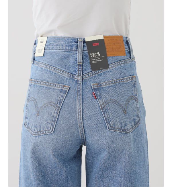 SLOBE IENA「LEVI'S/リーバイス RIBCAGE WIDE LEG A6081-0020」|デニム|