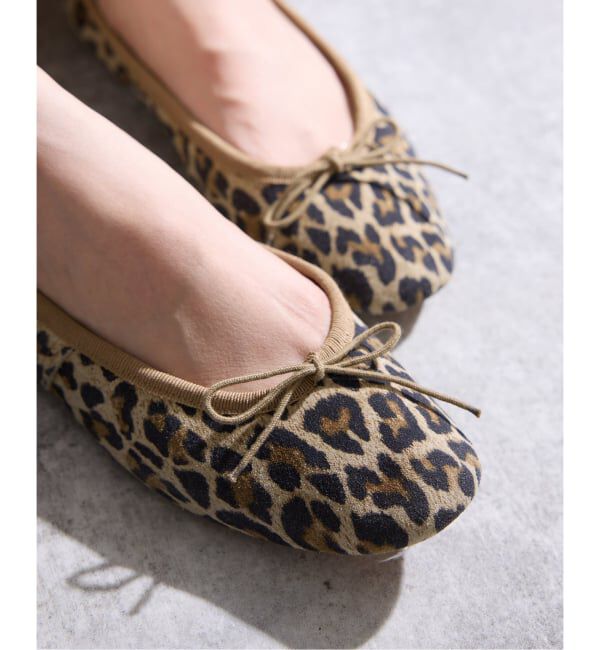 IENA「PORSELLI/ポルセリ LEOPARD BALLET バレエシューズ」|バレエシューズ|