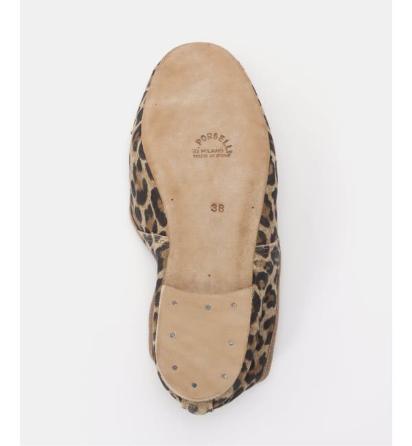 IENA「PORSELLI/ポルセリ LEOPARD BALLET バレエシューズ」|バレエシューズ|