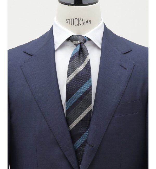 EDIFICE「AX IMPドビーストライプタイ」|ネクタイ・蝶ネクタイ|ネイビー