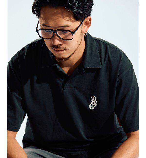 Paris Saint-Germain「【Paris Saint-Germain / パリ・サン＝ジェルマン】 JP ITALIC LOGO ポロシャツ」|ポロシャツ|