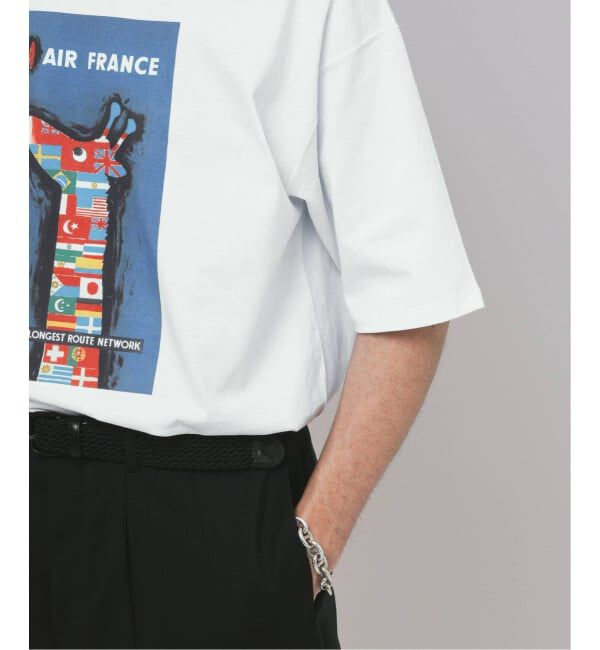 EDIFICE「《追加》SAVIGNAC (サヴィニャック) 別注 French Company プリント Tシャツ」|Tシャツ・カットソー|