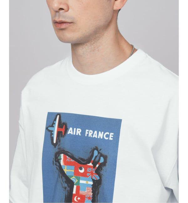 EDIFICE「《追加》SAVIGNAC (サヴィニャック) 別注 French Company プリント Tシャツ」|Tシャツ・カットソー|