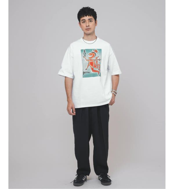 EDIFICE「《追加》SAVIGNAC (サヴィニャック) 別注 French Company プリント Tシャツ」|Tシャツ・カットソー|