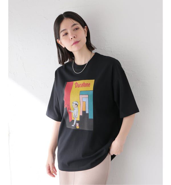 EDIFICE「《追加》SAVIGNAC (サヴィニャック) 別注 French Company プリント Tシャツ」|Tシャツ・カットソー|