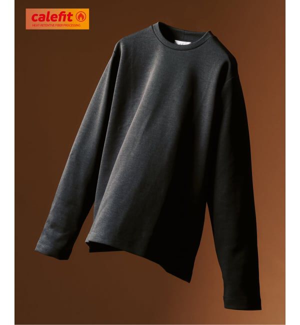 417 EDIFICE「WEB限定 &rdquo;蓄熱&rdquo;【Calefit】ヒートシフトユーティリティL/S Tee」|Tシャツ・カットソー|ブラック