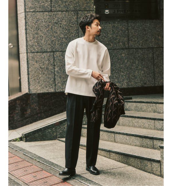 417 EDIFICE「WEB限定 &rdquo;蓄熱&rdquo;【Calefit】ヒートシフトユーティリティL/S Tee」|Tシャツ・カットソー|